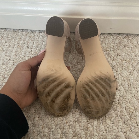 CALL IT SPRING beige suede strap heels - Picture 4 of 5